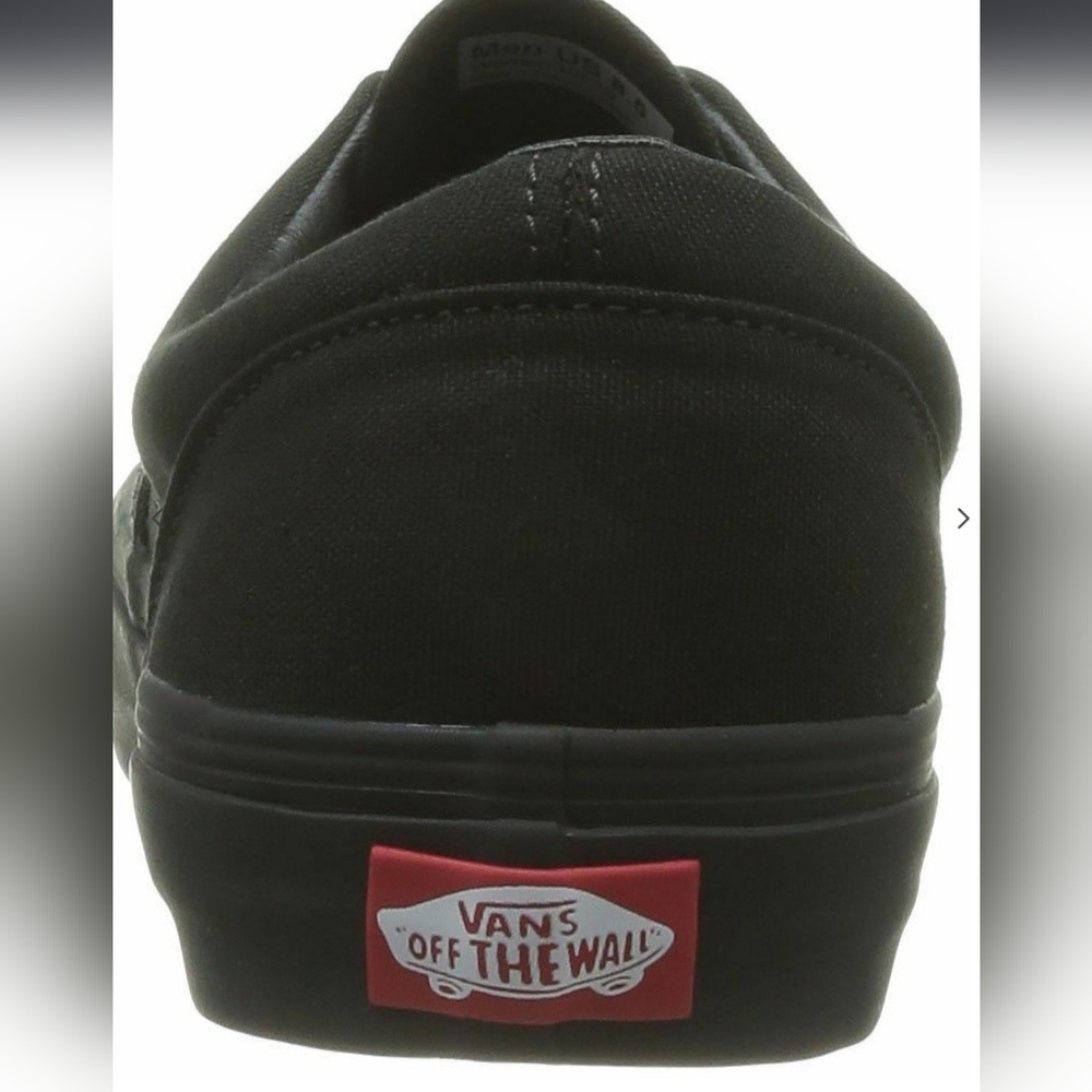 NWOB.. WOMENS VANS U ERA BLACK CANVAS SNEAKERS 9.5 - Picture 5 of 6